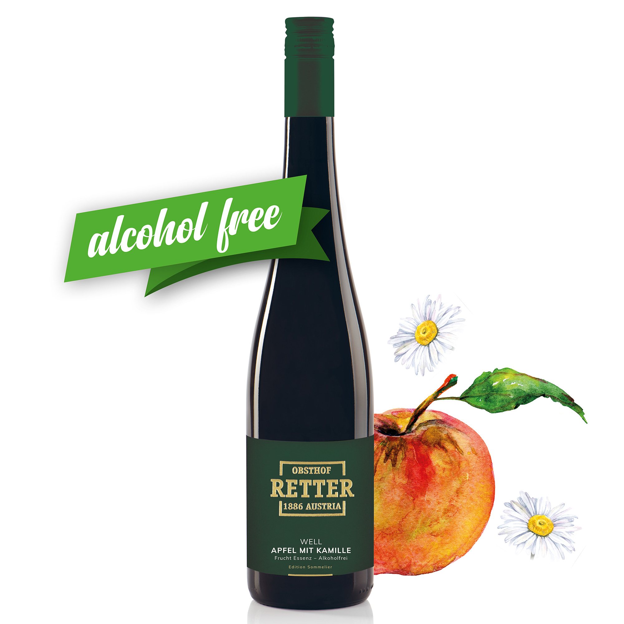 WELL Apfel mit Kamille - Fruchtessenz Edition Sommelier