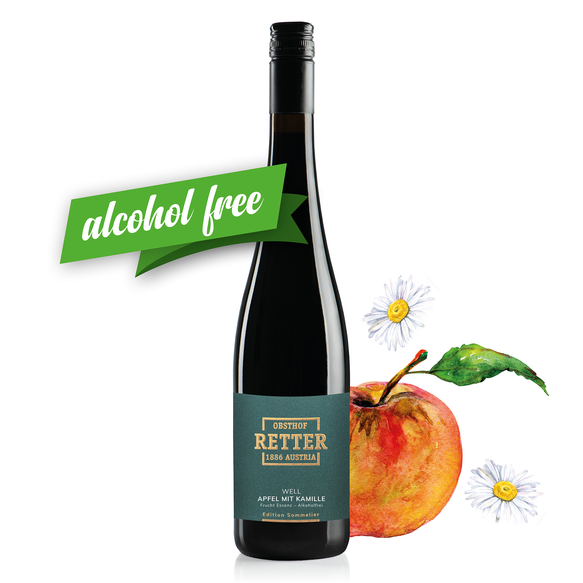 WELL Apfel mit Kamille - Fruchtessenz Edition Sommelier